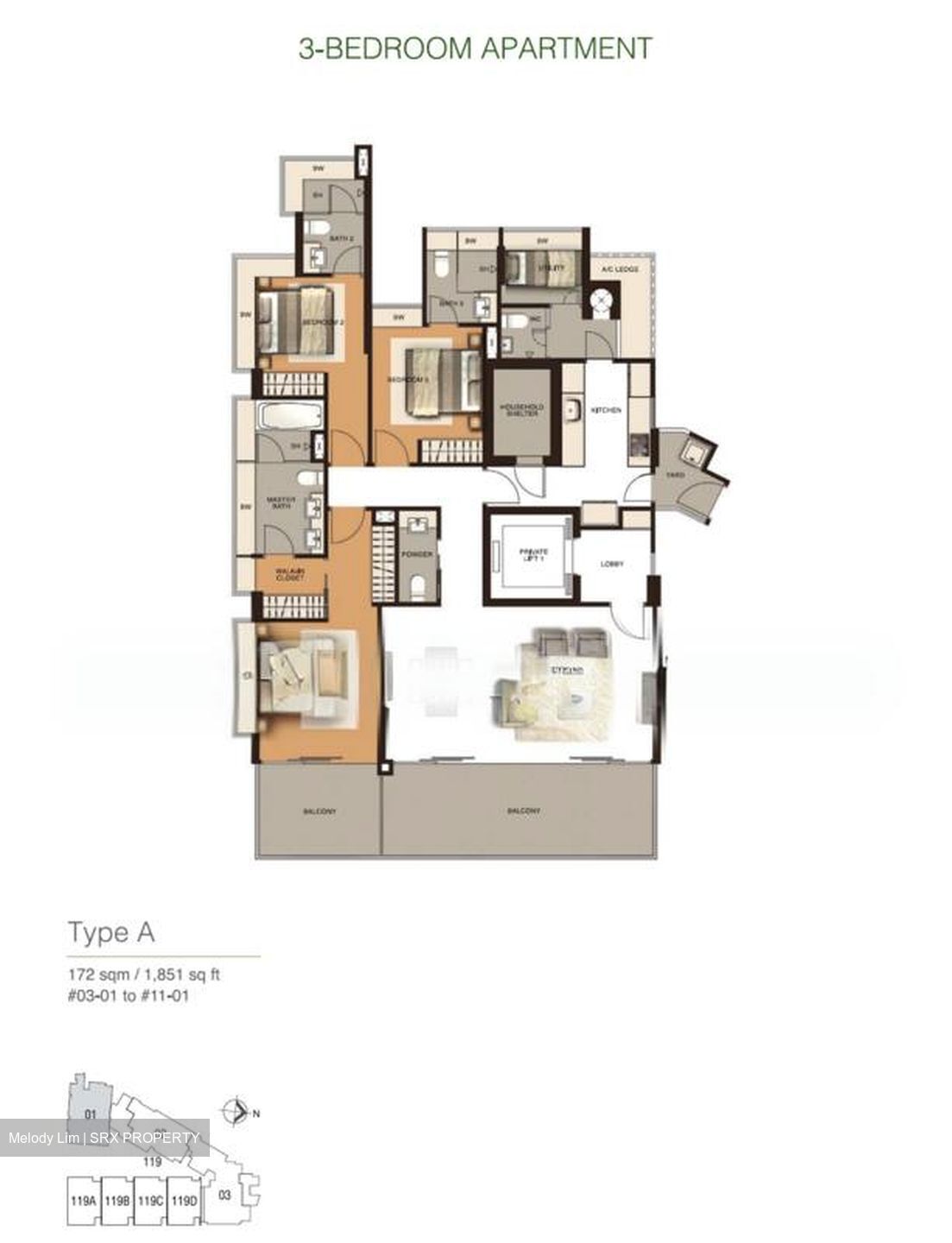 RESIDENCES AT EMERALD HILL (D9), Apartment #579291181
